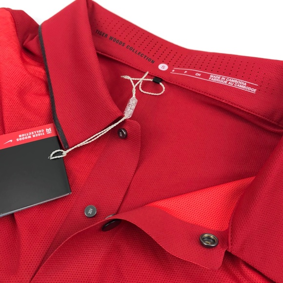 NEW Nike Tiger Woods TW Velocity Golf Polo Shirt - Picture 5 of 8
